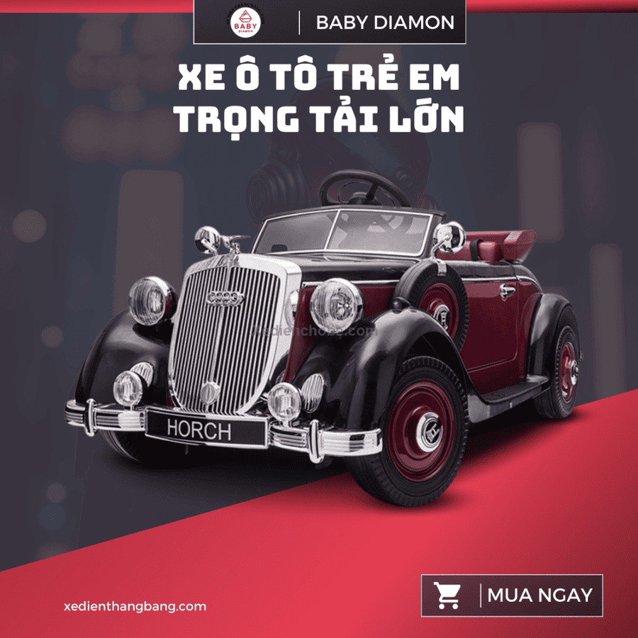 Xe ô tô trẻ em chịu được trọng tải lớn