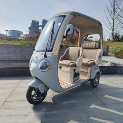 Xe điện 3 bánh Zabo Nice ZB02, 2 hàng ghế, có mái che