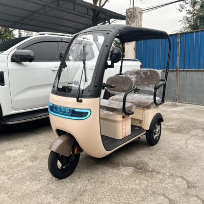 Xe điện 3 bánh Zabo ZB01, 2 hàng ghế, có mái che